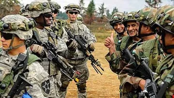 Indo-US joint military exercise begins in Washington