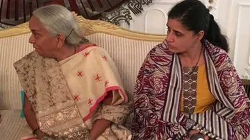 Kulbhushan Jadhav's family meets ex-EAM Swaraj