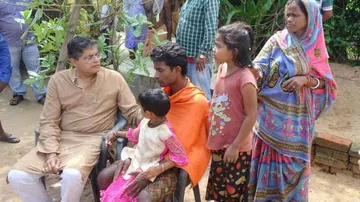 Jay Panda meets bereaved family of 8-year-old who met watery grave