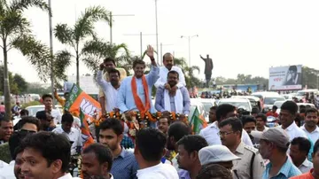 BJP leader Jay Panda gets rousing welcome in Odisha