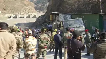 Rescue Work At Tapovan Tunnel Halted Temporarily After Surge In Water Level Of Dhauli Ganga