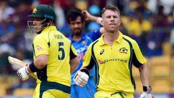 David Warner's drive hits Indian net bowler, training called off
