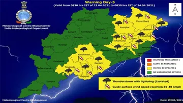 No Change In Maximum Temperature In Odisha; IMD Predicts Rain, Thunderstorm