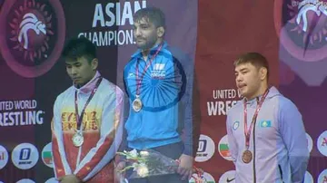 Sunil Kumar Wins Gold In Asian Wrestling C'ships, Breaks 27-Year Wait For India In Greco-Roman
