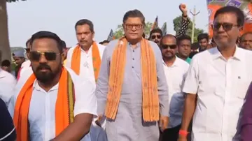 BJP’s Kendrapara LS candidate Baijayant Panda intensifies campaigning, slams Odisha govt over labour migration