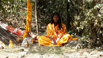 Nabarangpur: Young Woman Performs Rigorous Meditation In Deep Forest In Quest Of God