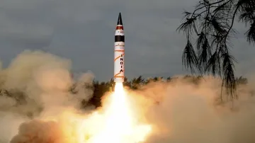Nuclear capable ballistic missile Agni-V successfully test-fired off Odisha coast