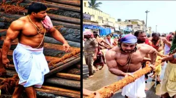 Pictures of ‘Baahubali’ Servitors Pulling Chariots On Rath Yatra Spark Internet Frenzy