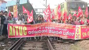 Trade union strike day 2: Transport, tourism affected in Odisha