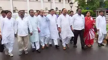 BJP stages walkout protesting supplementary demand passage 'without' discussion in Assembly