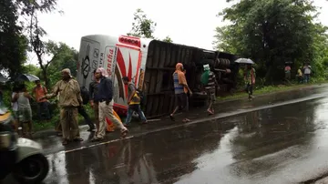 Bus overturns in Dhenkanal; no casualty reported