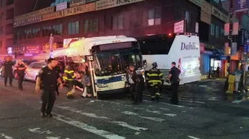 Bus collision kills 3 16 in US state