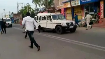 Black Flags Shown To Odisha CM Naveen Patnaik During Puri Visit