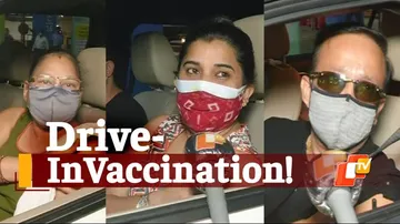 Drive-In Vaccination In Bhubaneswar Shopping Mall Begins For Above 45-year-olds