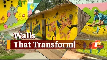 Odisha: These wall paintings will let you forget it is a slum