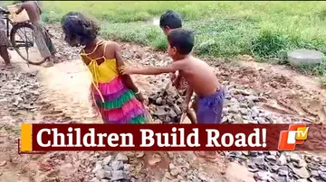 Watch: Odisha Children Build Road On Their Own To Connect