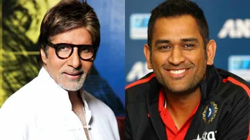 When Big B was in awe of Dhoni