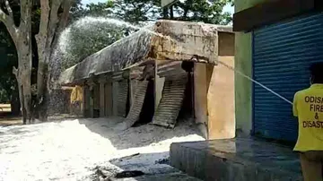 Huge explosion rocks market complex in Bhadrak; over 130 tonnes of chemicals gutted