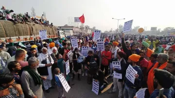 Farmers' Protest Continues On Delhi Borders, Enters 15th Day