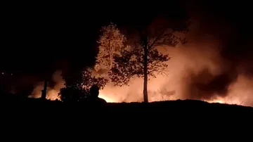 Massive Fire Damages Abandoned Bio-Diesel Plant In Keonjhar
