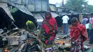 Fire Breaks Out At Fruit Vending Zone In Bhubaneswar, More Than 20 Shops Gutted