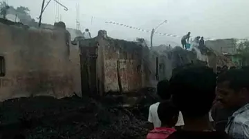 Ten rooms destroyed as fire breaks out at village in Dhenkanal