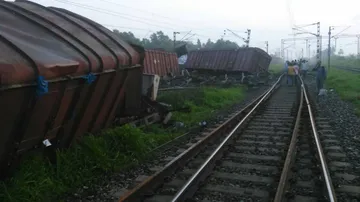 One more goods train derails; Check list of trains diverted & cancelled