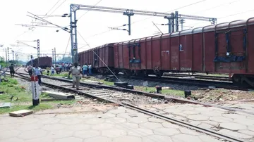 Goods train jumps tracks in Cuttack