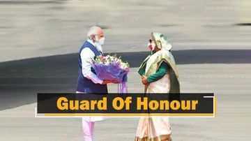 PM Narendra Modi Receives Guard Of Honour In Dhaka During 2-Day Visit To Bangladesh