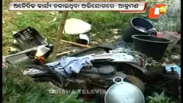 Irate villagers thrash woman, ransack house