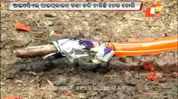 Oil being stolen by cutting IOCL pipeline