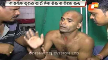 Youth slashes tongue at Shiva temple; hospitalised