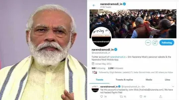 PM Modi’s Twitter Account For Personal Website Hacked