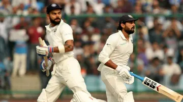 Kohli, Vijay tons put India in command on Day 1 of Kotla Test