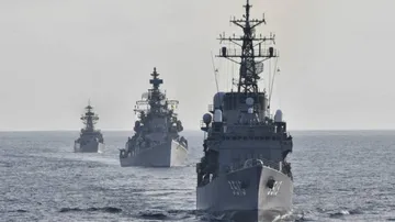 Indian Navy Exercises With Russia, 'Quad' Countries