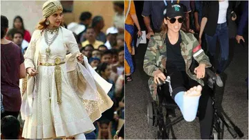 Kangana Ranaut injured on sets of 'Manikarnika'
