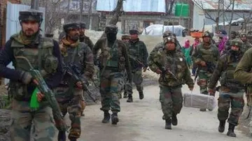 2 militants killed in Badgam, soldier and woman injured