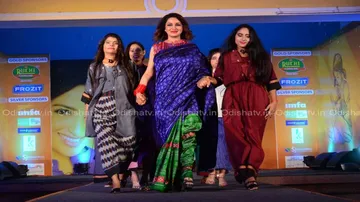 Acid attack survivors walk the ramp in Bhubaneswar for underprivileged girls