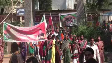 Farmers take to streets demanding drought-hit status for Kuchinda