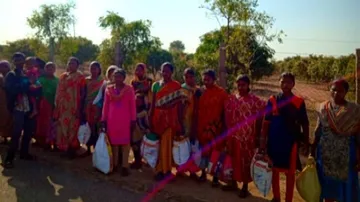 Homecoming for 17 women labourers rescued from brick kiln in Telangana