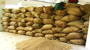 Leaking godown roof leaves Bargarh farmers a worried lot