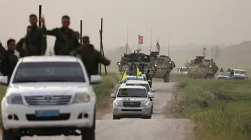 US sends mass military gears to SDF in Raqqa