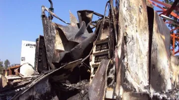 Mobile tower torched in Baipariguda; Maoist hand suspected