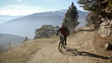 Himalayan mountain biking rally flags off