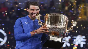 Nadal thrashes Kyrgios, wins 2nd China Open title