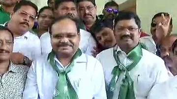 Former Works Department secretary Nalini Kanta Pradhan joins BJD