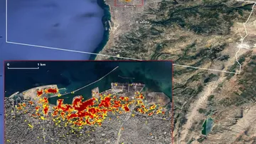 NASA Maps Beirut Blast Damage In High-Precision Image