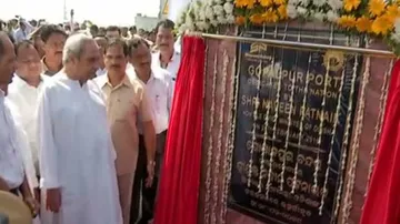 CM inaugurates new berth in Gopalpur Port