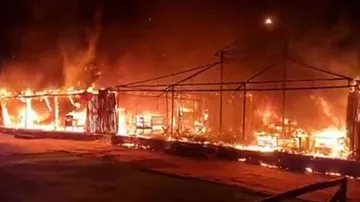 Major Fire At Satkosia Eco Retreat Festival In Odisha, Lucky Escape For Tourists  