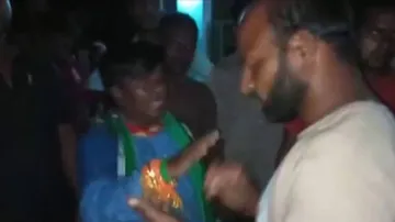 BJD's sitting MLA & candidate Pramod Mallick faces ire of people in Niali